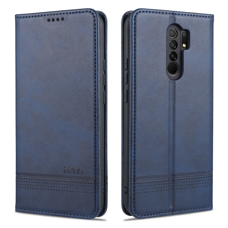 AZNS Magnetic Calf Texture Horizontal Flip Leather Case with Card Slots & Holder & Wallet, For Xiaomi Redmi 9, For Xiaomi Redmi Note 9 / 10X, For Xiaomi Mi 10 5G / 10 Pro 5G, For Xiaomi POCO X3 NFC