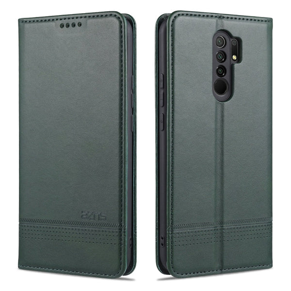 AZNS Magnetic Calf Texture Horizontal Flip Leather Case with Card Slots & Holder & Wallet, For Xiaomi Redmi 9, For Xiaomi Redmi Note 9 / 10X, For Xiaomi Mi 10 5G / 10 Pro 5G, For Xiaomi POCO X3 NFC