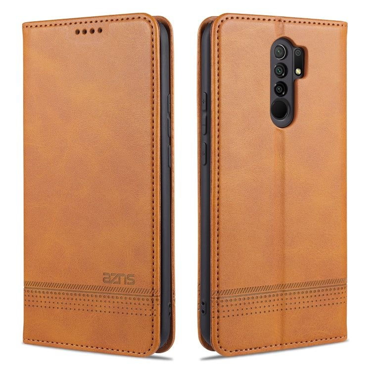 AZNS Magnetic Calf Texture Horizontal Flip Leather Case with Card Slots & Holder & Wallet, For Xiaomi Redmi 9, For Xiaomi Redmi Note 9 / 10X, For Xiaomi Mi 10 5G / 10 Pro 5G, For Xiaomi POCO X3 NFC
