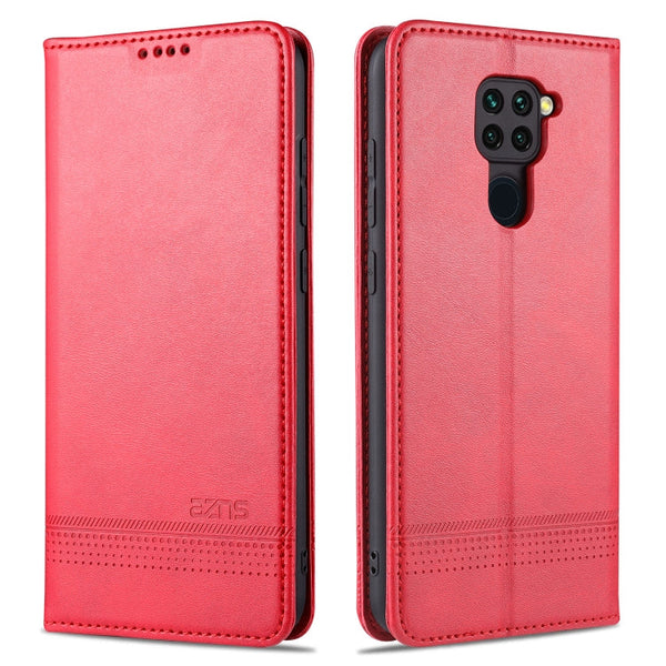 AZNS Magnetic Calf Texture Horizontal Flip Leather Case with Card Slots & Holder & Wallet, For Xiaomi Redmi 9, For Xiaomi Redmi Note 9 / 10X, For Xiaomi Mi 10 5G / 10 Pro 5G, For Xiaomi POCO X3 NFC