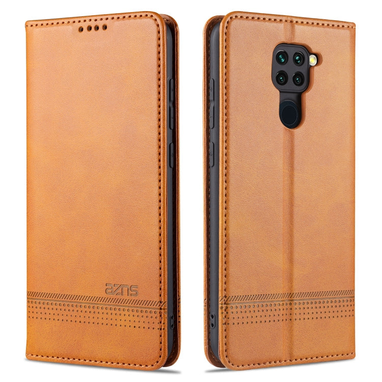 AZNS Magnetic Calf Texture Horizontal Flip Leather Case with Card Slots & Holder & Wallet, For Xiaomi Redmi 9, For Xiaomi Redmi Note 9 / 10X, For Xiaomi Mi 10 5G / 10 Pro 5G, For Xiaomi POCO X3 NFC