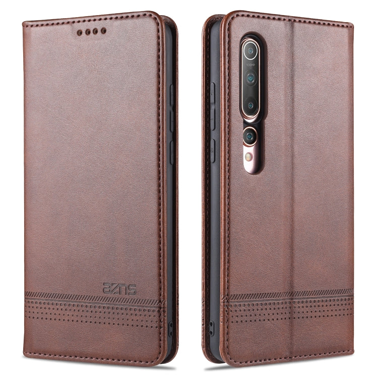 AZNS Magnetic Calf Texture Horizontal Flip Leather Case with Card Slots & Holder & Wallet, For Xiaomi Redmi 9, For Xiaomi Redmi Note 9 / 10X, For Xiaomi Mi 10 5G / 10 Pro 5G, For Xiaomi POCO X3 NFC