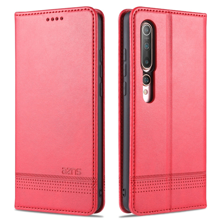 AZNS Magnetic Calf Texture Horizontal Flip Leather Case with Card Slots & Holder & Wallet, For Xiaomi Redmi 9, For Xiaomi Redmi Note 9 / 10X, For Xiaomi Mi 10 5G / 10 Pro 5G, For Xiaomi POCO X3 NFC