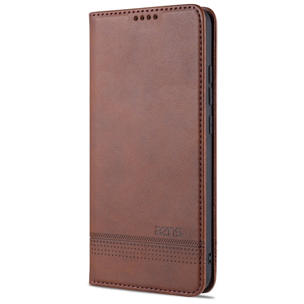 AZNS Magnetic Calf Texture Horizontal Flip Leather Case with Card Slots & Holder & Wallet, For Xiaomi Redmi 10X 5G, For Xiaomi Mi 10T / 10T Pro / Redmi K30s, For Xiaomi Redmi Note 9 Pro / Note 9s, For Xiaomi Mi 10 Lite