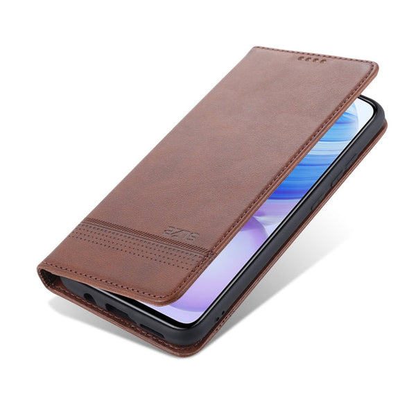 AZNS Magnetic Calf Texture Horizontal Flip Leather Case with Card Slots & Holder & Wallet, For Xiaomi Redmi 10X 5G, For Xiaomi Mi 10T / 10T Pro / Redmi K30s, For Xiaomi Redmi Note 9 Pro / Note 9s, For Xiaomi Mi 10 Lite