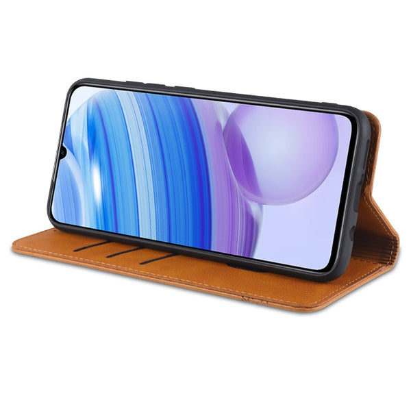 AZNS Magnetic Calf Texture Horizontal Flip Leather Case with Card Slots & Holder & Wallet, For Xiaomi Redmi 10X 5G, For Xiaomi Mi 10T / 10T Pro / Redmi K30s, For Xiaomi Redmi Note 9 Pro / Note 9s, For Xiaomi Mi 10 Lite