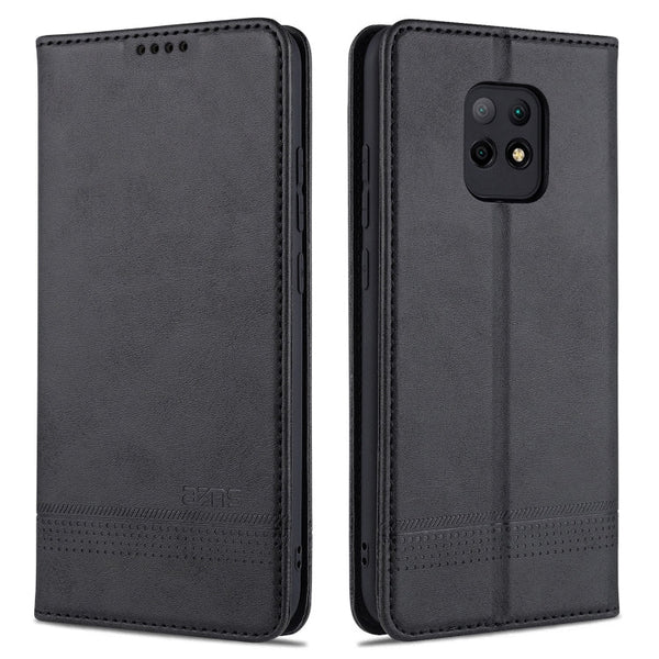 AZNS Magnetic Calf Texture Horizontal Flip Leather Case with Card Slots & Holder & Wallet, For Xiaomi Redmi 10X 5G, For Xiaomi Mi 10T / 10T Pro / Redmi K30s, For Xiaomi Redmi Note 9 Pro / Note 9s, For Xiaomi Mi 10 Lite