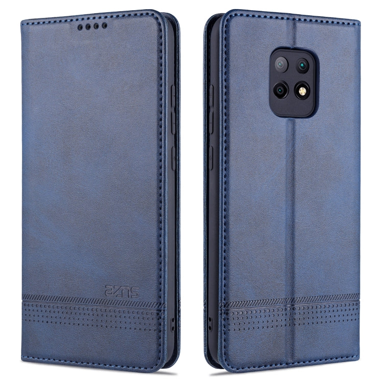 AZNS Magnetic Calf Texture Horizontal Flip Leather Case with Card Slots & Holder & Wallet, For Xiaomi Redmi 10X 5G, For Xiaomi Mi 10T / 10T Pro / Redmi K30s, For Xiaomi Redmi Note 9 Pro / Note 9s, For Xiaomi Mi 10 Lite