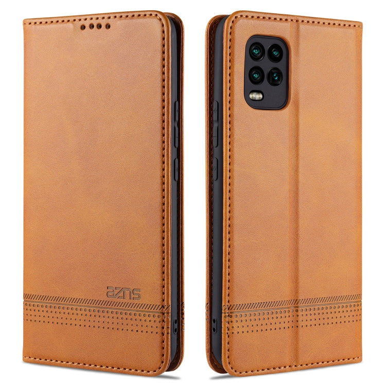 AZNS Magnetic Calf Texture Horizontal Flip Leather Case with Card Slots & Holder & Wallet, For Xiaomi Redmi 10X 5G, For Xiaomi Mi 10T / 10T Pro / Redmi K30s, For Xiaomi Redmi Note 9 Pro / Note 9s, For Xiaomi Mi 10 Lite