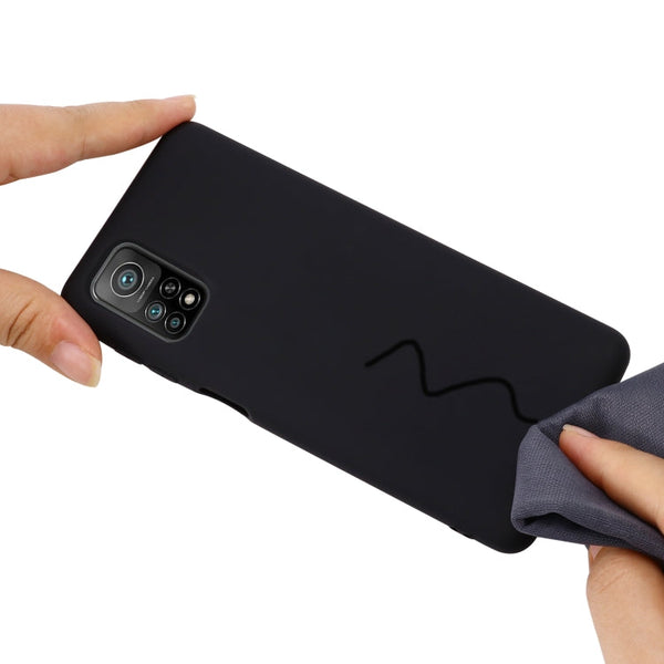 Pure Color Liquid Silicone Shockproof Full Coverage Case