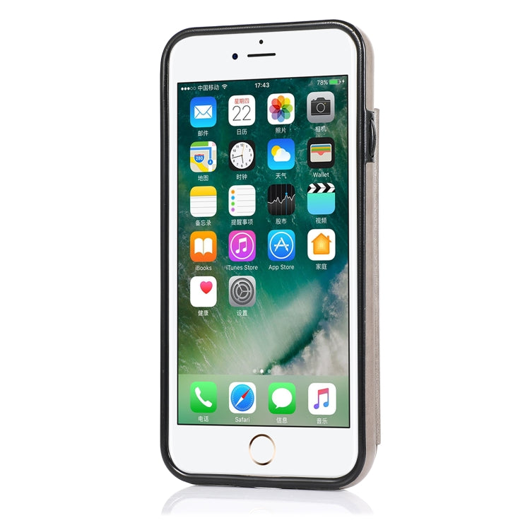 Double Buckle Mandala Pattern PU+TPU Protective Case with Card Slots & Holder & Photo Frame, For iPhone SE 2022 / SE 2020 / 8 / 7, For iPhone 7 Plus / 8 Plus, For iPhone X / XS, For iPhone XR