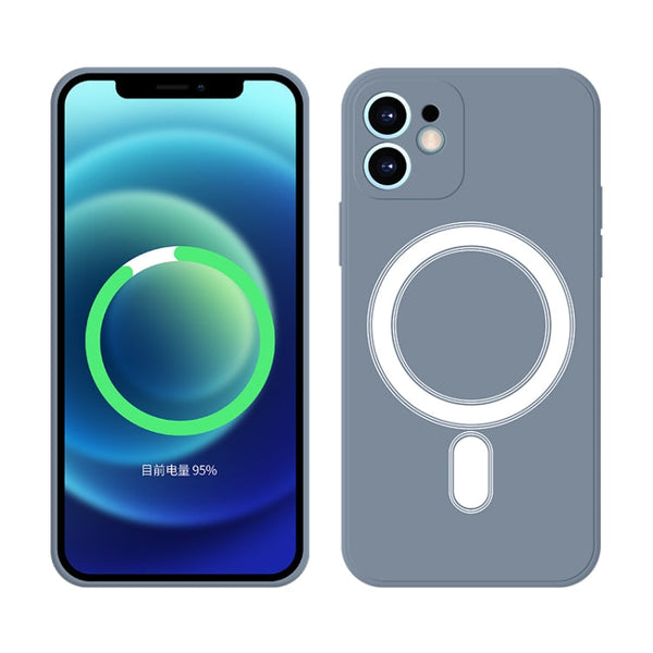 Silicone Full Coverage Shockproof Magsafe Case, For iPhone 11 Pro Max