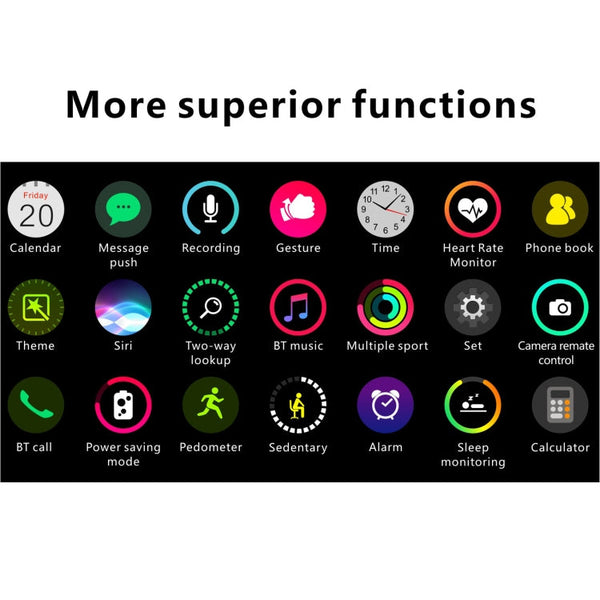 H55Pro 1.4 inch TFT Screen Smart Bluetooth Watch, Support Sleep Monitor / Heart Rate Monitor / Blood Pressure Monitor, Style: Silicone Strap, Style: Silicone Strap(Green), Style: Silicone Strap(Dark Blue), Style: Silicone Strap(Pink)�������������������...