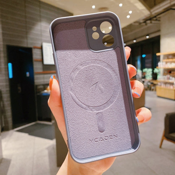 Liquid Silicone Full Coverage Shockproof Magsafe Case, For iPhone 12, For iPhone 12 mini, For iPhone 12 Pro Max, For iPhone 12 Pro