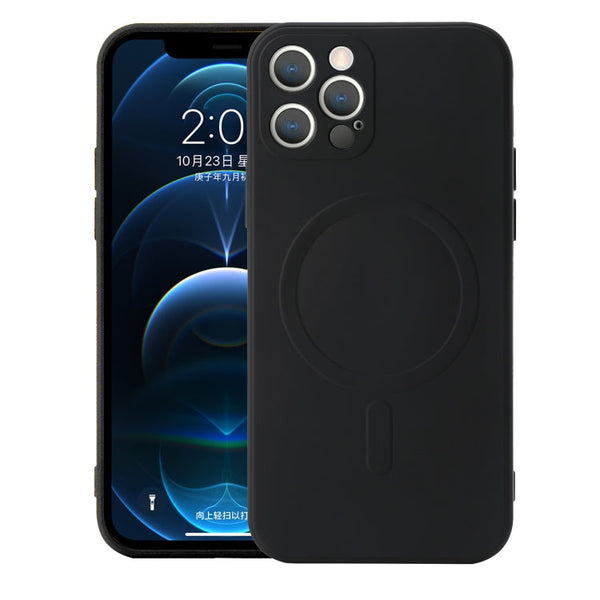 Liquid Silicone Full Coverage Shockproof Magsafe Case, For iPhone 12, For iPhone 12 mini, For iPhone 12 Pro Max, For iPhone 12 Pro
