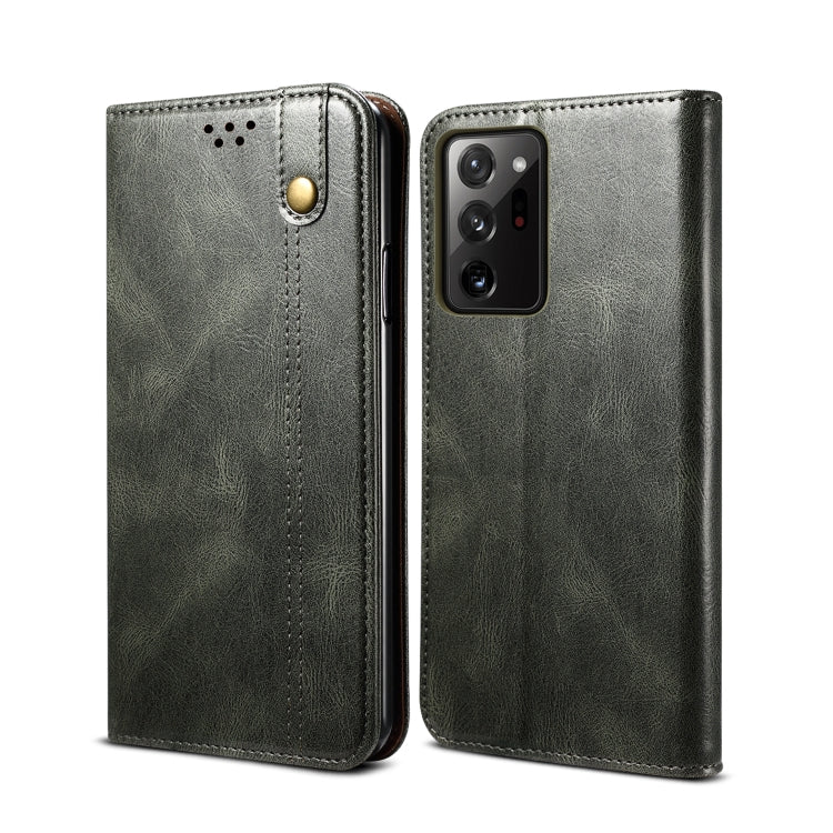 Simple Wax Crazy Horse Texture Horizontal Flip Leather Case with Card Slots & Wallet, For Samsung Galaxy S20 UItra, For Samsung Galaxy S20 FE, For Samsung Galaxy S20 Plus