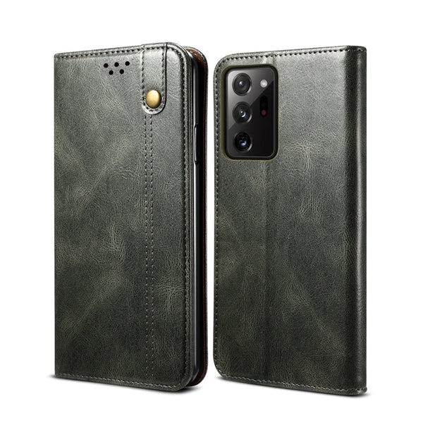Simple Wax Crazy Horse Texture Horizontal Flip Leather Case with Card Slots & Wallet, For Samsung Galaxy S20 UItra, For Samsung Galaxy S20 FE, For Samsung Galaxy S20 Plus