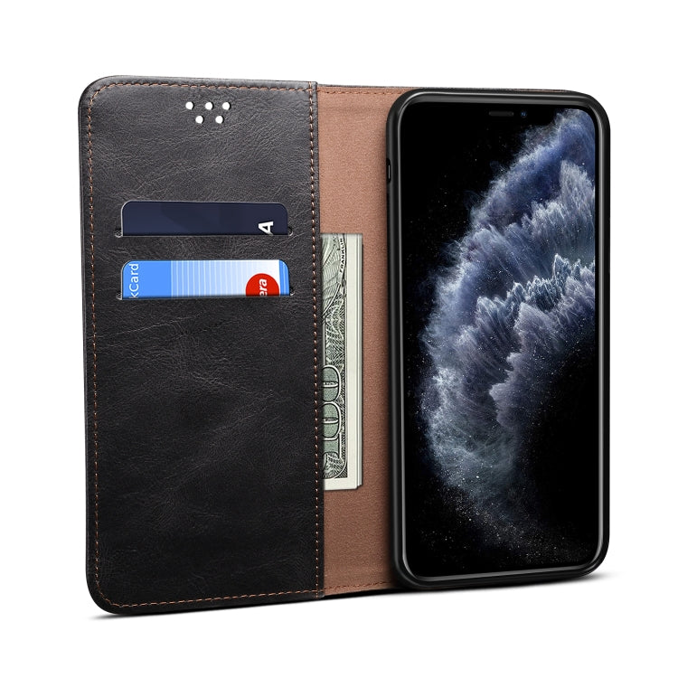 Simple Wax Crazy Horse Texture Horizontal Flip Leather Case with Card Slots & Wallet, For iPhone XR, For iPhone XS / X, For iPhone XS Max