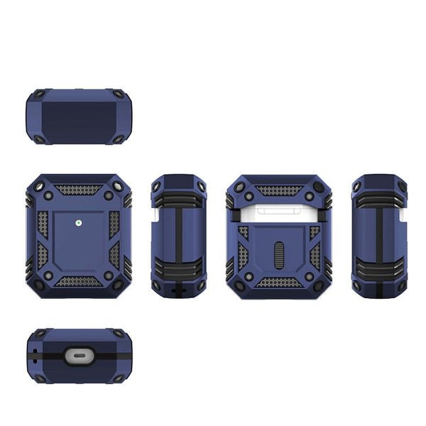 Iron Man Four-corner Shockproof Earphone Protective Cover For AirPods 1 / 2, For AirPods 1 / 2