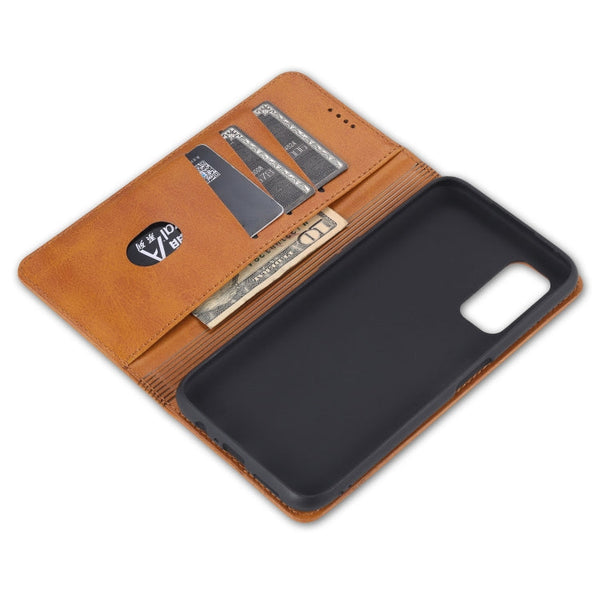 AZNS Magnetic Calf Texture Horizontal Flip Leather Case with Card Slots & Holder & Wallet, For OPPO K7x / Realme V5 5G, For Huawei Enjoy 20 Plus 5G, For Huawei Enjoy 20 Pro / Enjoy Z 5G, For Huawei Honor 9A