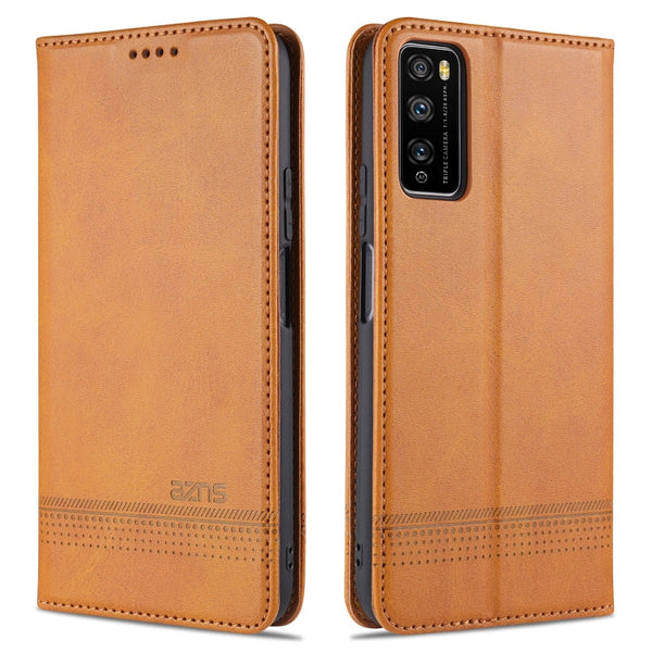 AZNS Magnetic Calf Texture Horizontal Flip Leather Case with Card Slots & Holder & Wallet, For OPPO K7x / Realme V5 5G, For Huawei Enjoy 20 Plus 5G, For Huawei Enjoy 20 Pro / Enjoy Z 5G, For Huawei Honor 9A