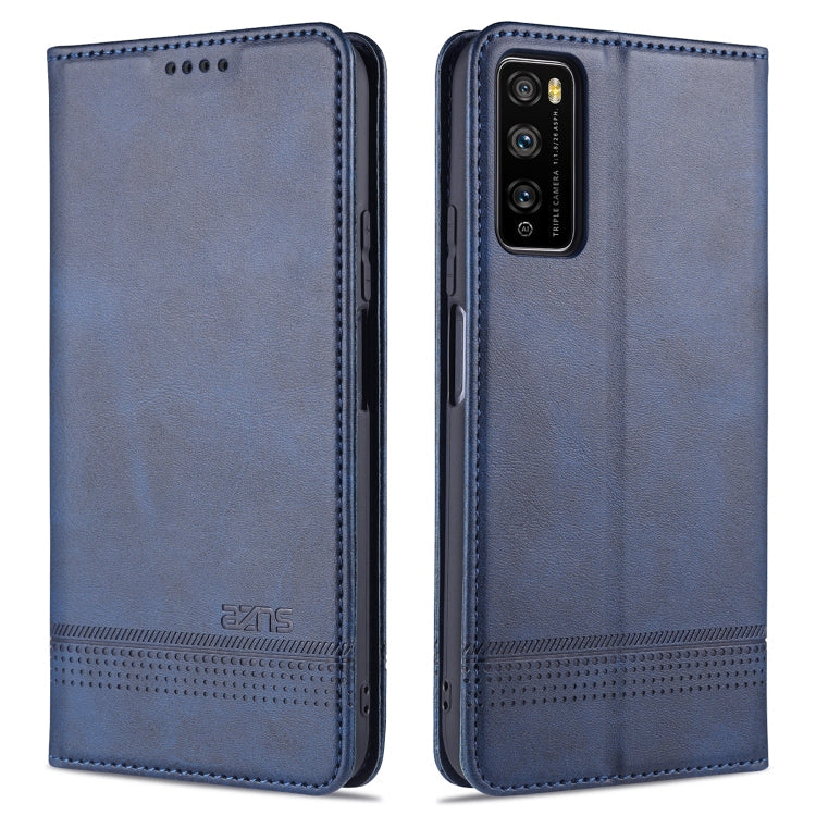 AZNS Magnetic Calf Texture Horizontal Flip Leather Case with Card Slots & Holder & Wallet, For OPPO K7x / Realme V5 5G, For Huawei Enjoy 20 Plus 5G, For Huawei Enjoy 20 Pro / Enjoy Z 5G, For Huawei Honor 9A