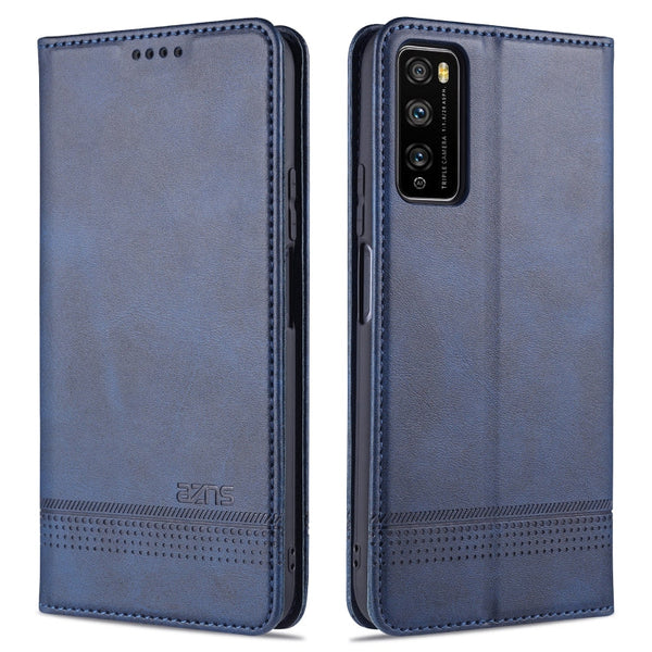 AZNS Magnetic Calf Texture Horizontal Flip Leather Case with Card Slots & Holder & Wallet, For OPPO K7x / Realme V5 5G, For Huawei Enjoy 20 Plus 5G, For Huawei Enjoy 20 Pro / Enjoy Z 5G, For Huawei Honor 9A
