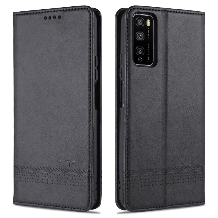 AZNS Magnetic Calf Texture Horizontal Flip Leather Case with Card Slots & Holder & Wallet, For OPPO K7x / Realme V5 5G, For Huawei Enjoy 20 Plus 5G, For Huawei Enjoy 20 Pro / Enjoy Z 5G, For Huawei Honor 9A