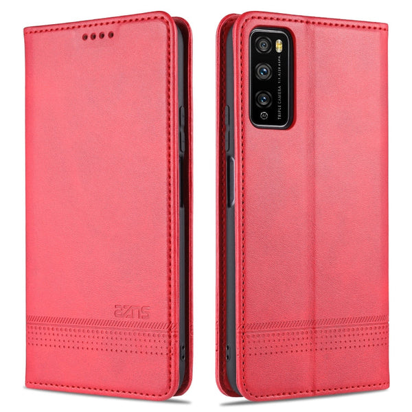 AZNS Magnetic Calf Texture Horizontal Flip Leather Case with Card Slots & Holder & Wallet, For OPPO K7x / Realme V5 5G, For Huawei Enjoy 20 Plus 5G, For Huawei Enjoy 20 Pro / Enjoy Z 5G, For Huawei Honor 9A