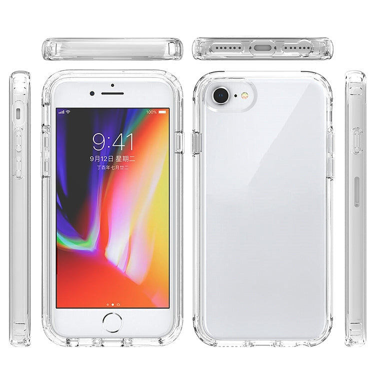 Shockproof  High Transparency Two-color Gradual Change PC+TPU Candy Colors Protective Case, For iPhone 6 / 6s, For iPhone X / XS, For iPhone XR, For iPhone XS Max, For iPhone 8 Plus / 7 Plus