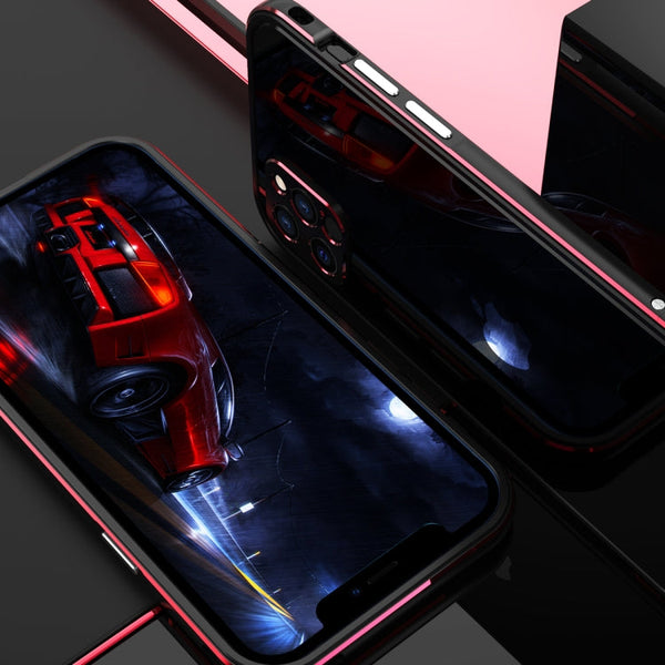 Aurora Series Lens Protector + Metal Frame Protective Case