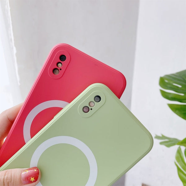 Liquid Silicone Full Coverage Shockproof Magsafe Case