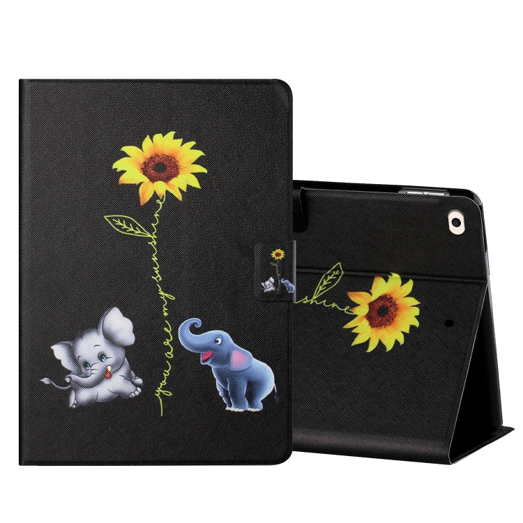 Colored Drawing Horizontal Flip Leather Case with Holder & Card Slots & Sleep / Wake-up Function, For iPad Mini 5/4/3/2/1, For iPad 10.2 / iPad Air 10.5 （2019） / iPad Pro 10.5 inch, For iPad Air / Air 2 / 2017 / 2018������������������������������������...