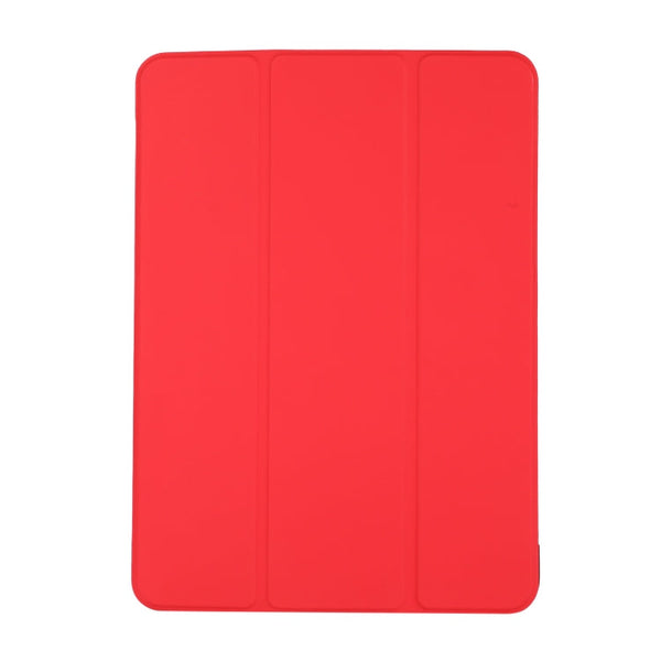 3-folding Skin Texture Horizontal Flip TPU + PU Leather Case with Holder