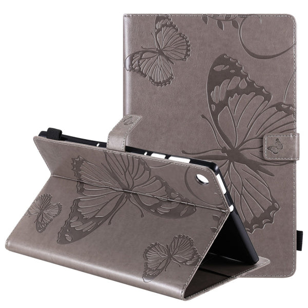 Pressed Printing Butterfly Pattern Horizontal Flip Leather Case with Holder & Card Slots & Wallet & Sleep / Wake-up Function, For iPad Air 2022 / 2020 10.9 /iPad Pro 11 2020 / 2018, For Lenovo Tab M10 Plus TB-X606F, For Samsung Galaxy S6 Lite P610