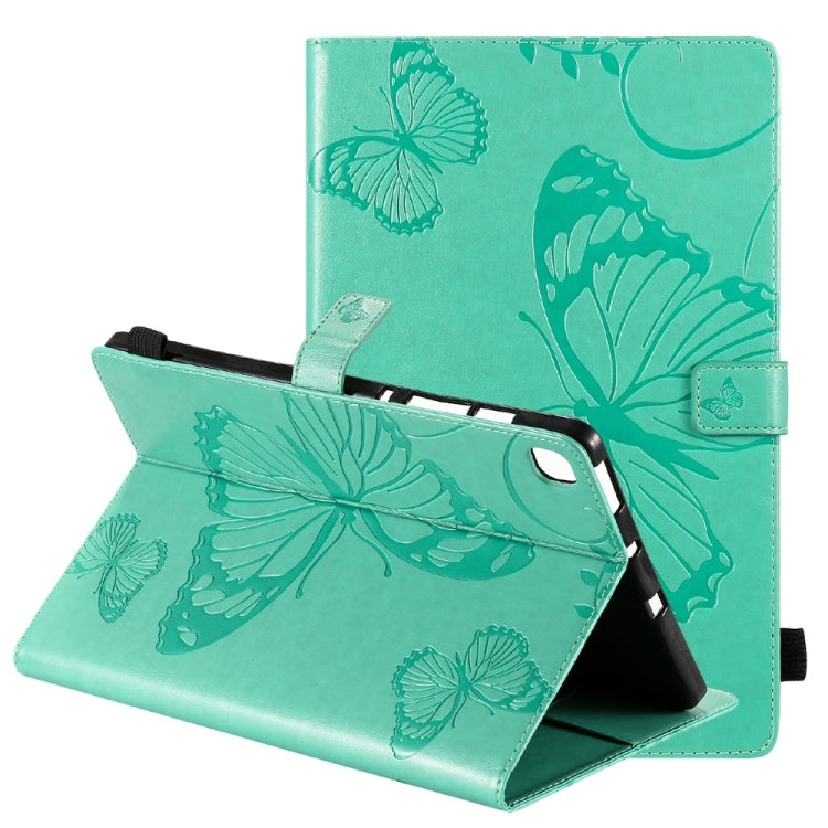 Pressed Printing Butterfly Pattern Horizontal Flip Leather Case with Holder & Card Slots & Wallet & Sleep / Wake-up Function, For iPad Air 2022 / 2020 10.9 /iPad Pro 11 2020 / 2018, For Lenovo Tab M10 Plus TB-X606F, For Samsung Galaxy S6 Lite P610