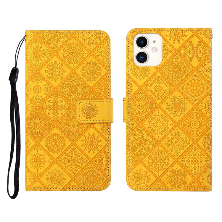 Ethnic Style Embossed Pattern Horizontal Flip Leather Case with Holder & Card Slots & Wallet & Lanyard, For iPhone 11, For iPhone 11 Pro, For iPhone 11 Pro Max