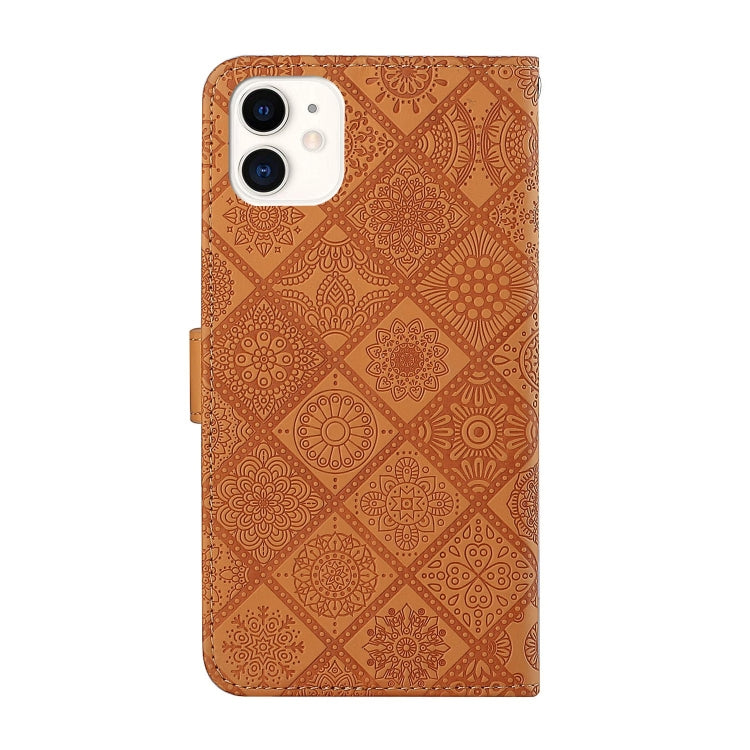 Ethnic Style Embossed Pattern Horizontal Flip Leather Case with Holder & Card Slots & Wallet & Lanyard, For iPhone 12, For iPhone 12 Mini, For iPhone 12 Pro Max
