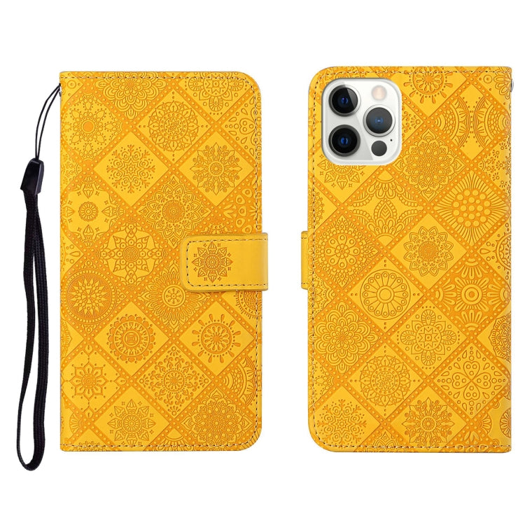 Ethnic Style Embossed Pattern Horizontal Flip Leather Case with Holder & Card Slots & Wallet & Lanyard, For iPhone 12, For iPhone 12 Mini, For iPhone 12 Pro Max