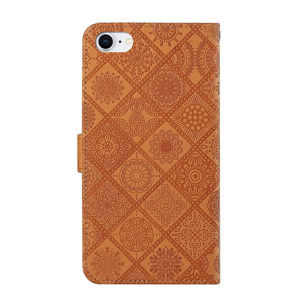 Ethnic Style Embossed Pattern Horizontal Flip Leather Case with Holder & Card Slots & Wallet & Lanyard, For iPhone SE 2022 / SE 2020 / 8 / 7, For iPhone XR, For iPhone XS Max