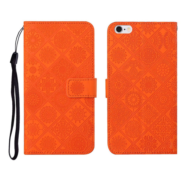 Ethnic Style Embossed Pattern Horizontal Flip Leather Case with Holder & Card Slots & Wallet & Lanyard, For iPhone SE 2022 / SE 2020 / 8 / 7, For iPhone XR, For iPhone XS Max