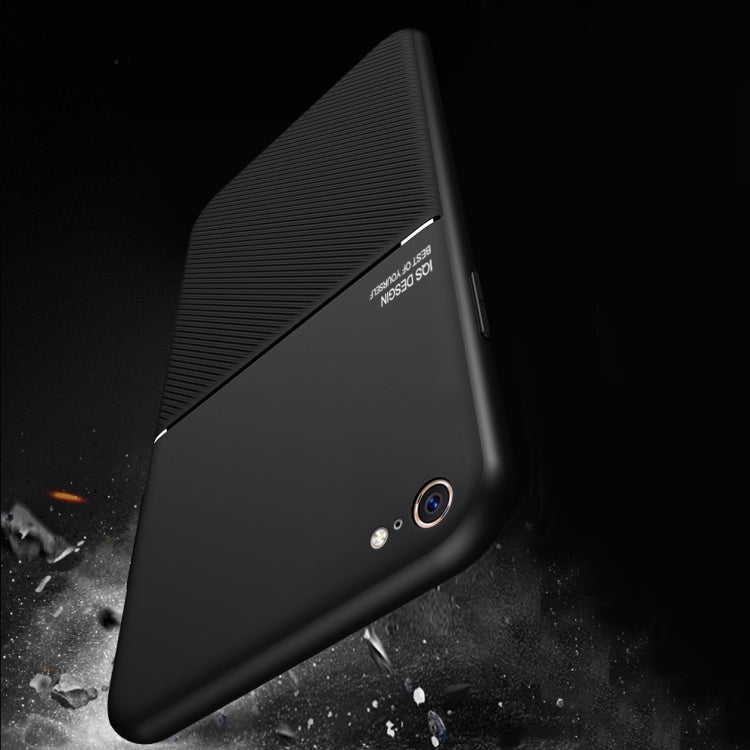 Classic Tilt Strip Grain Magnetic Shockproof PC + TPU Case