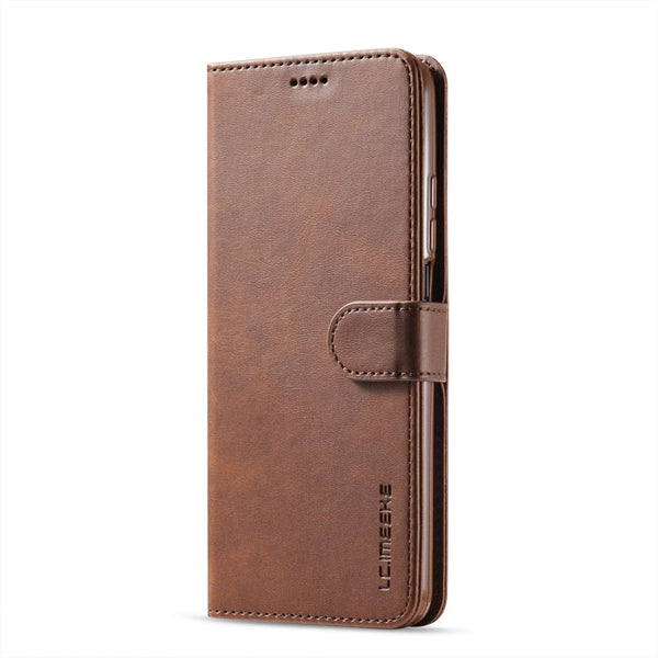 LC.IMEEKE Calf Texture Horizontal Flip Leather Case with Holder & Card Slots & Wallet