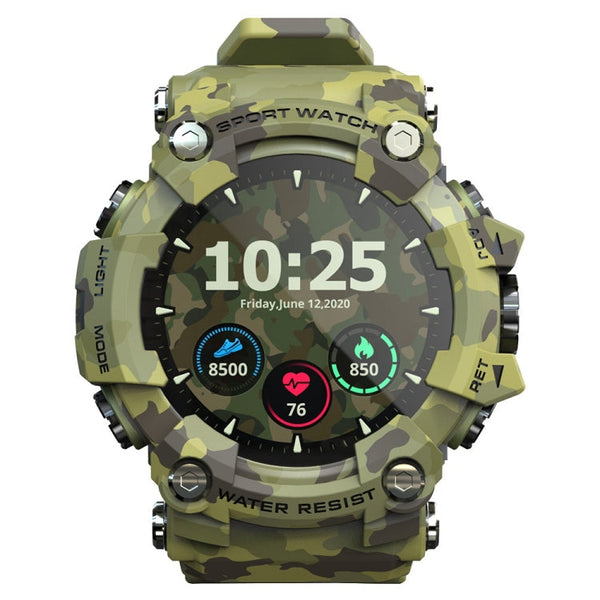 Lokmat ATTACK 1.28 inch TFT LCD Screen Smart Watch, Support Sleep Monitor / Heart Rate Monitor / Blood Pressure Monitor, ATTACK