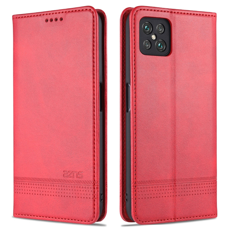 AZNS Magnetic Calf Texture Horizontal Flip Leather Case with Card Slots & Holder & Wallet, For Xiaomi Poco M3, For Xiaomi Redmi Note 9, For Oppo A92s