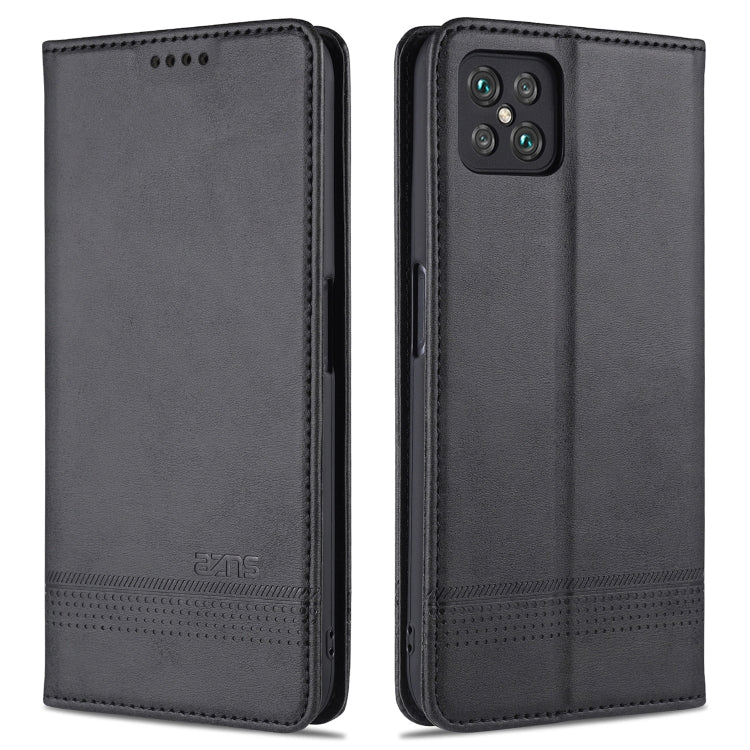 AZNS Magnetic Calf Texture Horizontal Flip Leather Case with Card Slots & Holder & Wallet, For Xiaomi Poco M3, For Xiaomi Redmi Note 9, For Oppo A92s