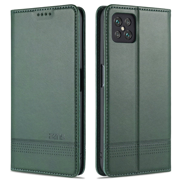 AZNS Magnetic Calf Texture Horizontal Flip Leather Case with Card Slots & Holder & Wallet, For Xiaomi Poco M3, For Xiaomi Redmi Note 9, For Oppo A92s