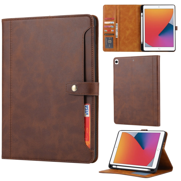 Calf Texture Double Fold Clasp Horizontal Flip Leather Case with Photo Frame & Holder & Card Slots & Wallet