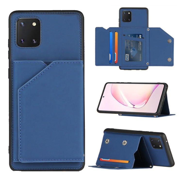 Skin Feel PU + TPU + PC Back Cover Shockproof Case with Card Slots & Holder & Photo Frame, For OPPO Realme C15, For Samsung Galaxy M60s & A81, For Huawei P40 Lite & Nova 6 SE, For Samsung Galaxy S20 FE