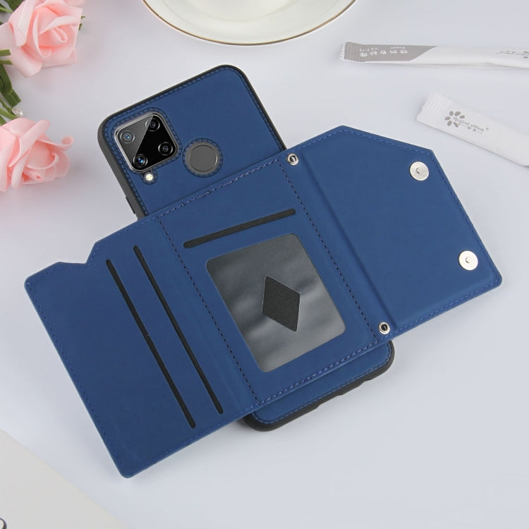 Skin Feel PU + TPU + PC Back Cover Shockproof Case with Card Slots & Holder & Photo Frame, For OPPO Realme C15, For Samsung Galaxy M60s & A81, For Huawei P40 Lite & Nova 6 SE, For Samsung Galaxy S20 FE
